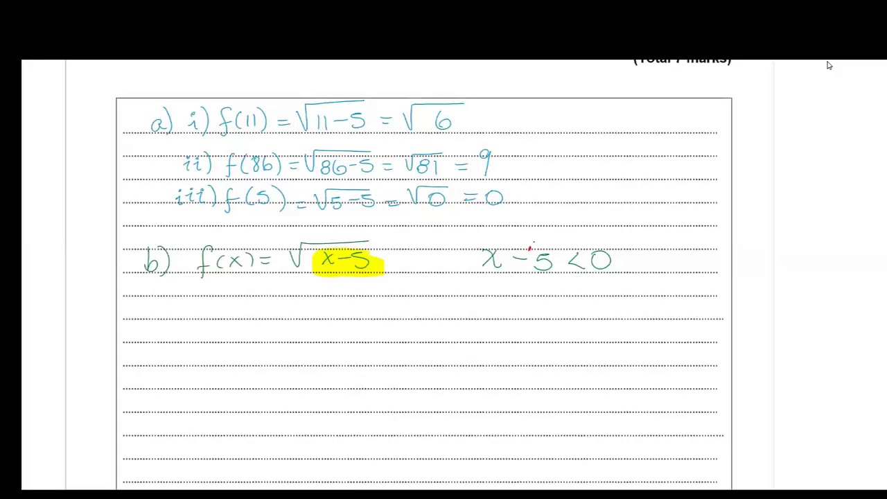 No2  Funci&oacute;n radical y composici&oacute;n de funciones