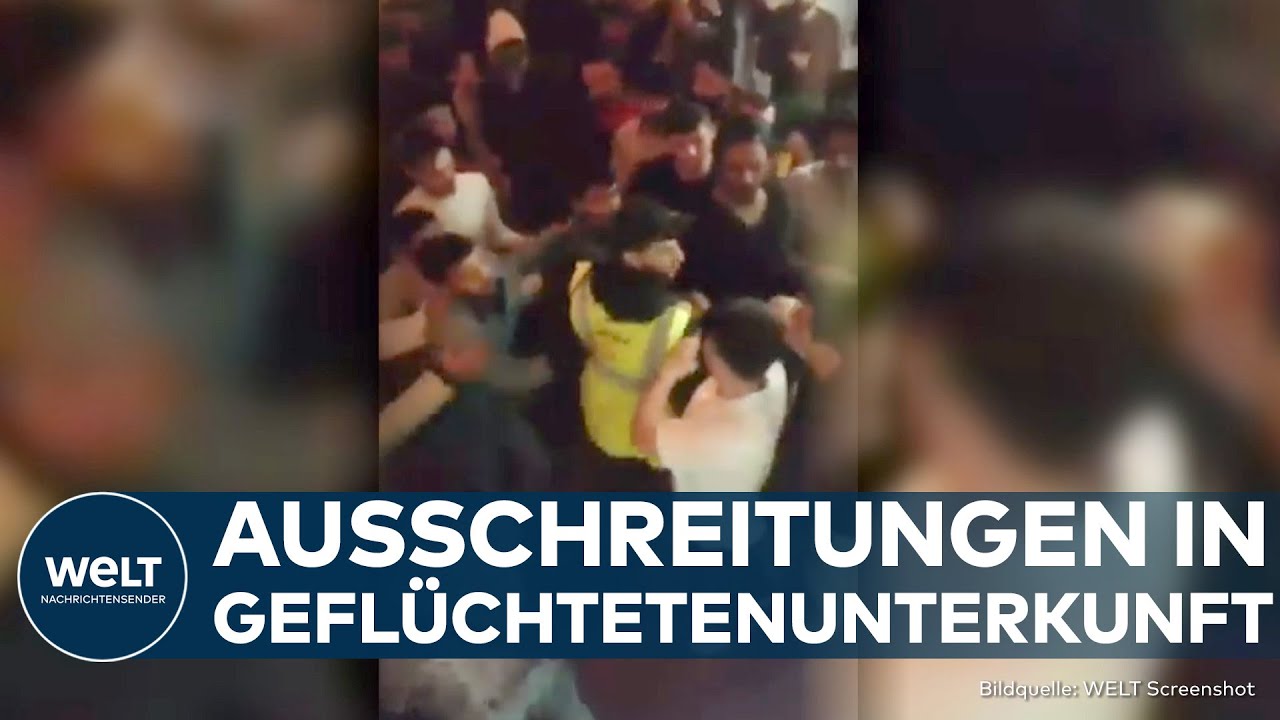 MASSENSCHLÄGEREI IN BERLIN-TEGEL: 100 Geflüchtete gehen in Unterkunft aufeinander los