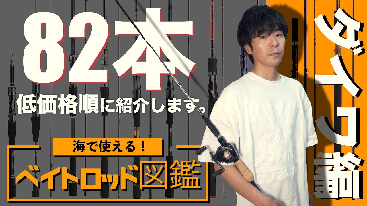 【ベイトロッド図鑑】ダイワの海で使えるベイトキャスティングロッドの全てを安い順に紹介します。あなたの神ロッドを見つけましょう。