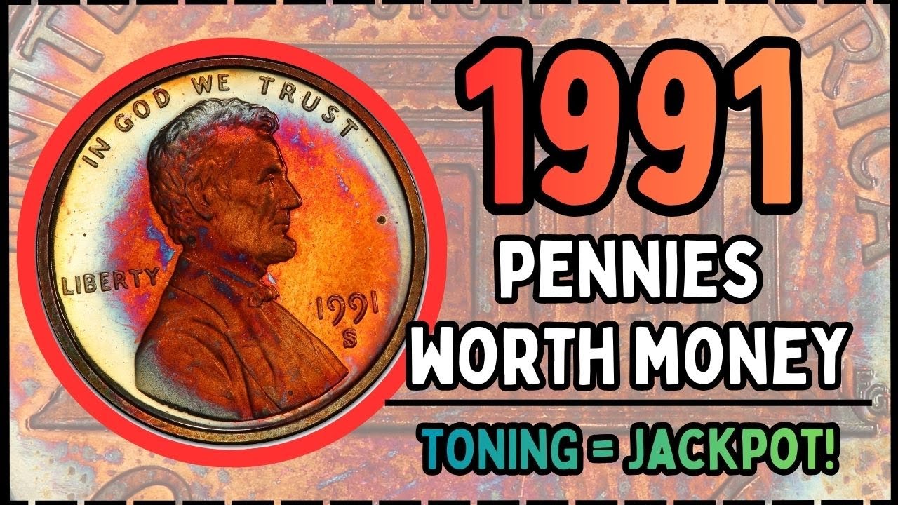 1991 Penny Value - How much are these Lincoln Cents Worth?