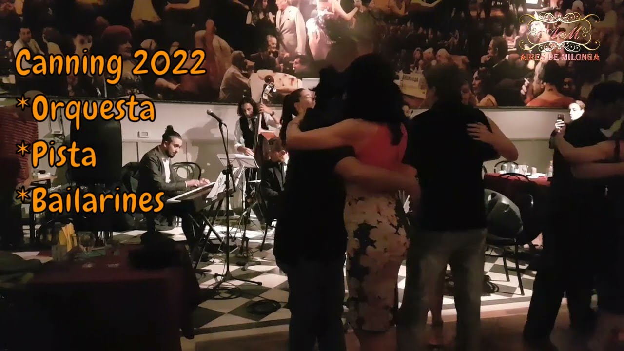 Mítica pista 2022 Salón Canning. Baile de tango Social milonga Parakultural