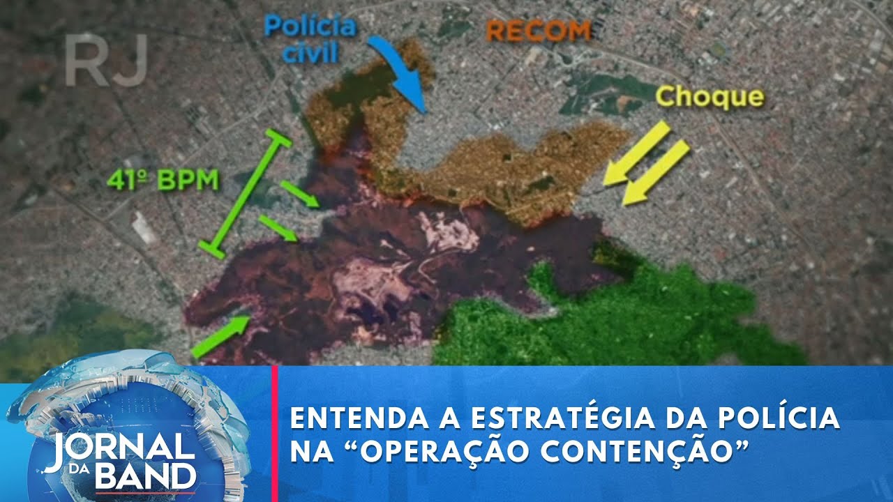 Entenda a estrat&eacute;gia da pol&iacute;cia na &ldquo;Opera&ccedil;&atilde;o Conten&ccedil;&atilde;o&rdquo; | Jornal da Band