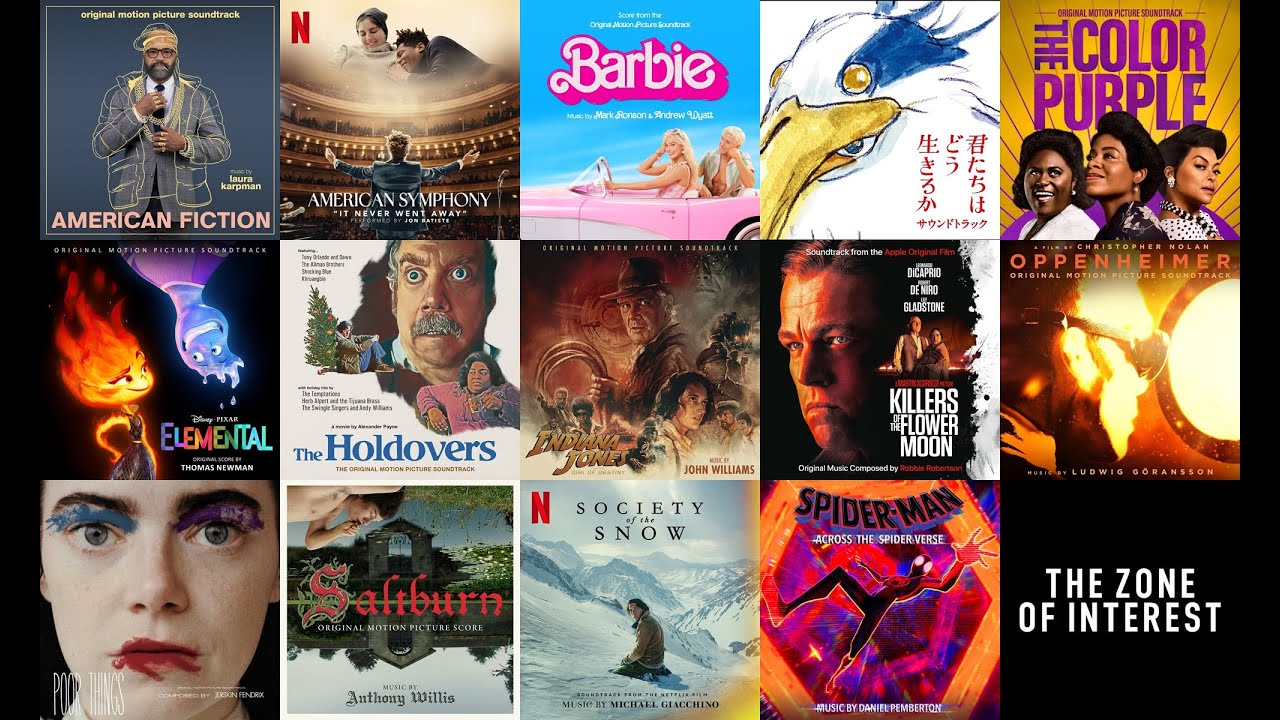 BEST ORIGINAL SCORE SHORTLIST - OSCARS 2023 / 2024