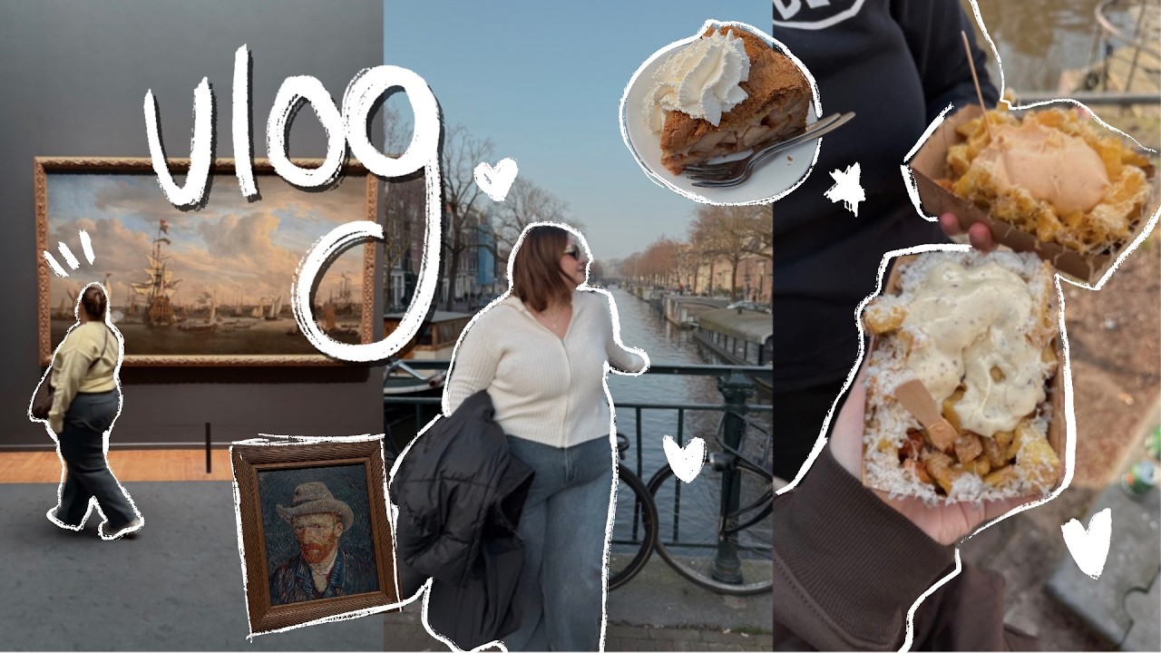 kaotik bir avrupa tatili : benimle amsterdam'da 4 gün (özet: bol bol yedik) ✈️