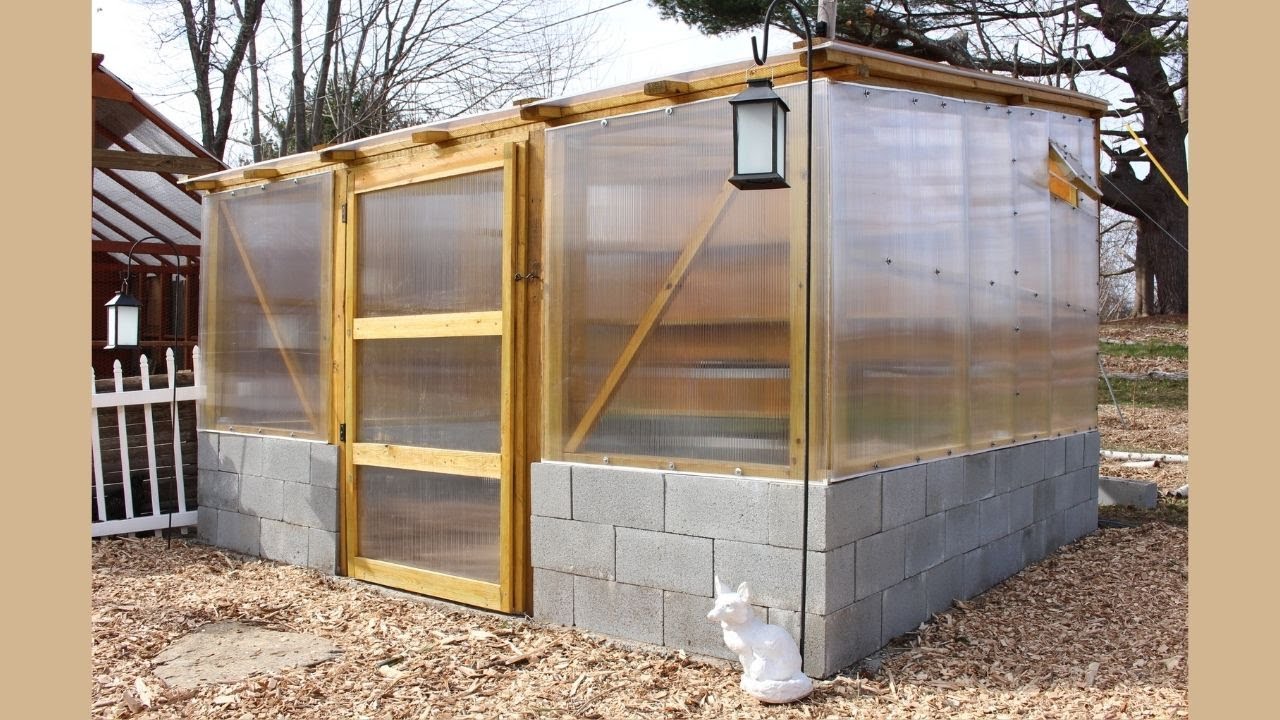 Our homestead GREENHOUSE time lapse! WE BUILT THIS!