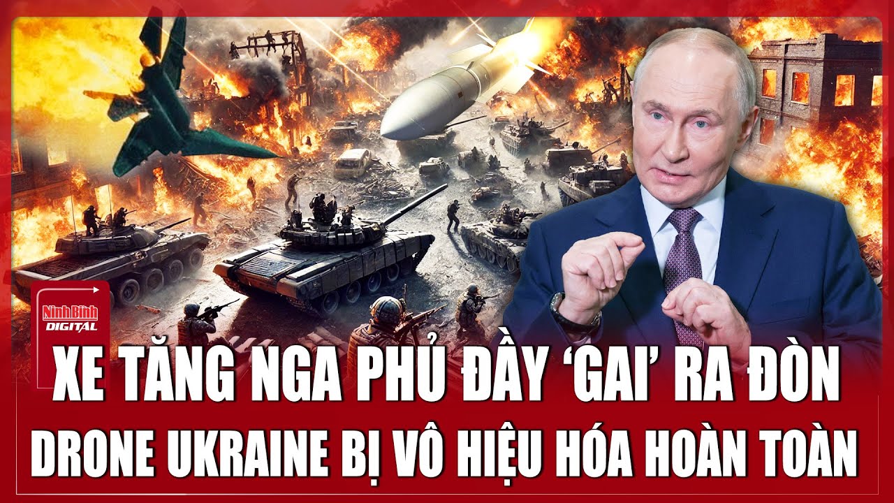 Thời sự Quốc tế 20/1: Xe tăng ‘bồ công anh’ xuất trận, Nga tung quái vật đối phó UAV Ukraine