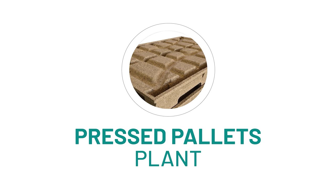 PRESSED PALLETS AND PALLET BLOCKS PLANT From recycled wood in Italy