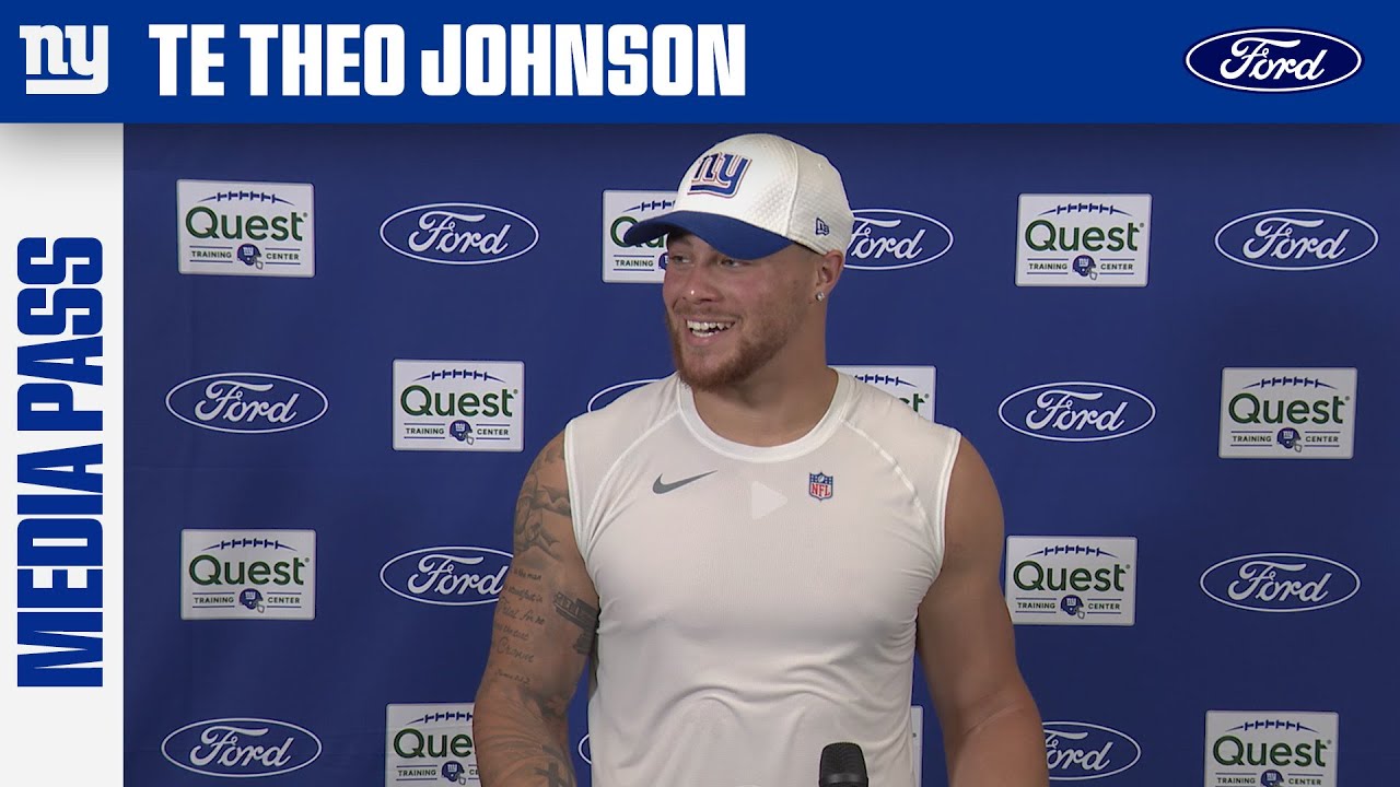 Theo Johnson Shares His Experience at Tight End University | New York Giants | New York Giants