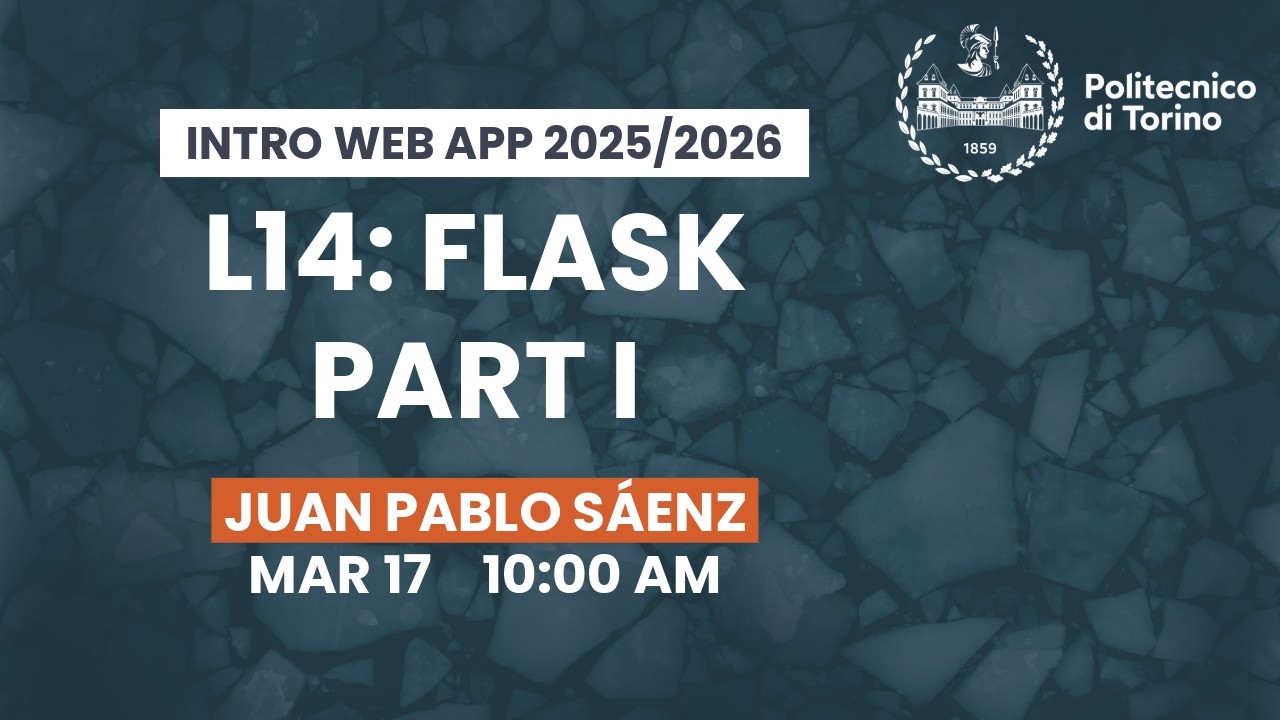 IWA 25/26 - L14: Flask Part I