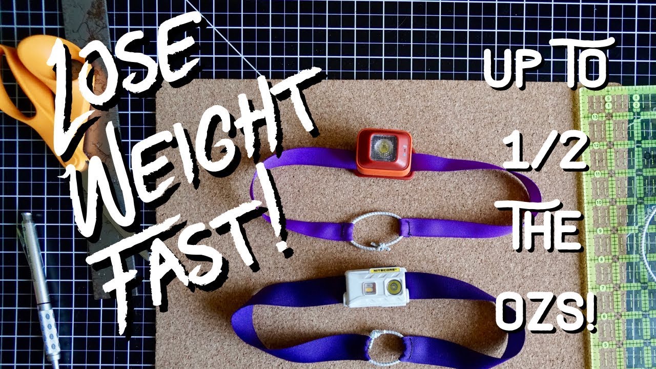 Ultralight Tips: Drop your headlamp weight and add comfort with a custom DIY strap.