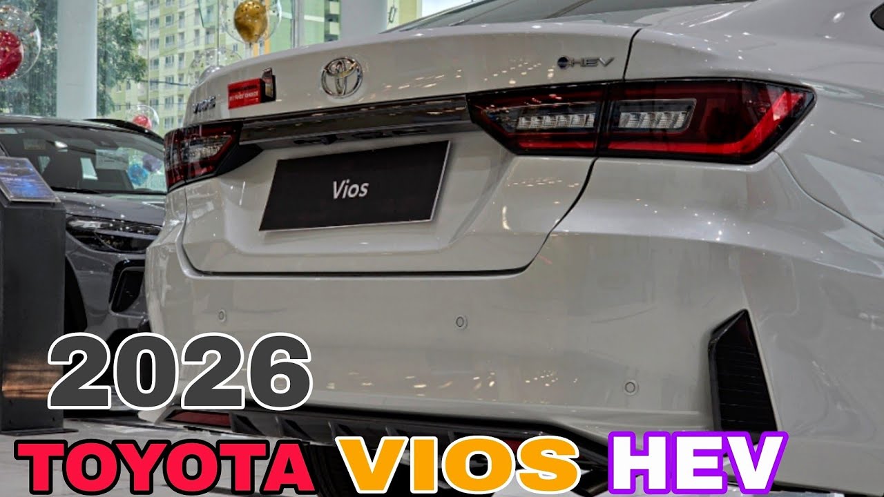 Toyota Vios Hybrid 2026 | 4 Cylinder, 1.5L, Hybrid, 105hp