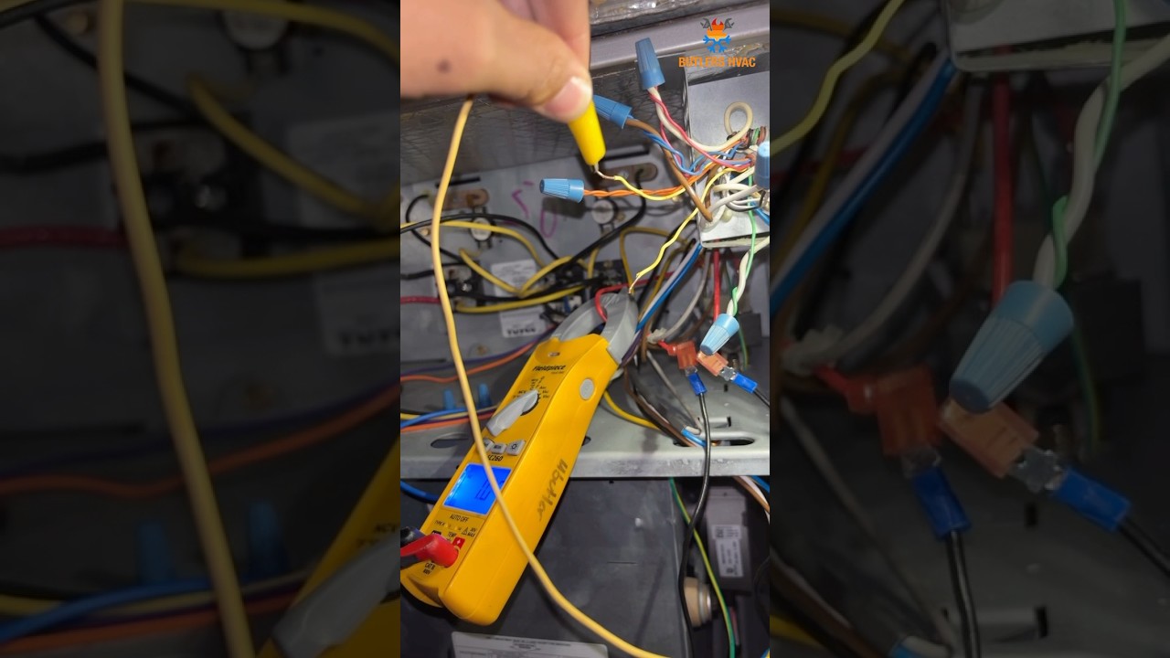 HVAC| Low voltage short troubleshooting and repair ⚡️#butlershvac #hvactroubleshooting #hvacservice