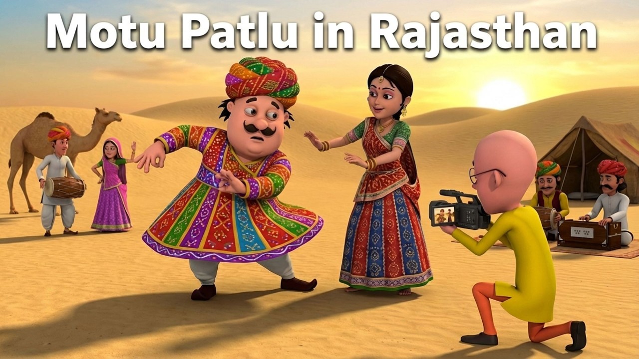 MotuPatlu का घोडा | Motu Patlu Rajasthan Special | Motu Patlu | मोटू पतलू