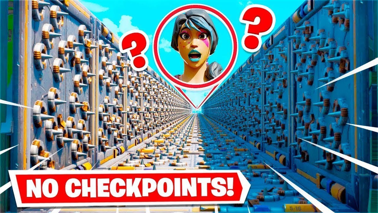 Checkpoints get turned OFF in this Deathrun... *EASY* (Fortnite Creative)