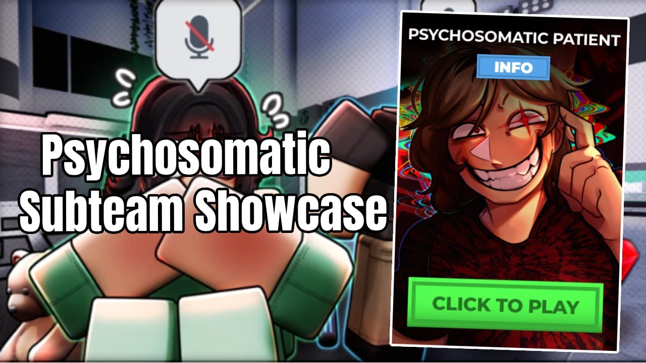 Patient Sub-Team Psychomatic Showcase! Roblox Asylum Life