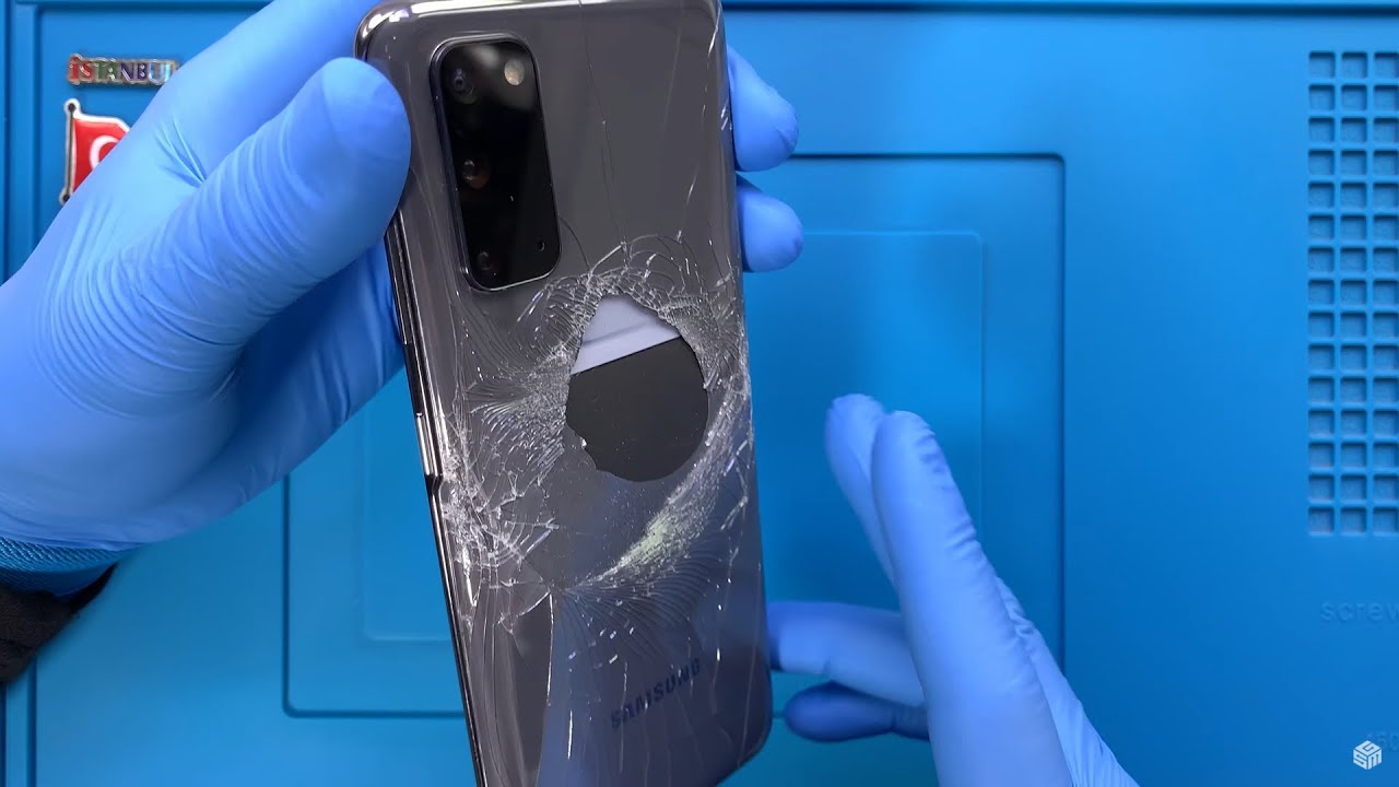 Замена аккумулятора и задней стеклянной крышки Samsung Galaxy S20