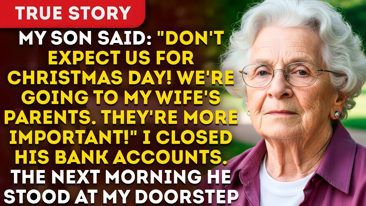 My Son Wrote  'Don't Expect Us For Christmas  We're Going To My Wife's Parents They're Important!