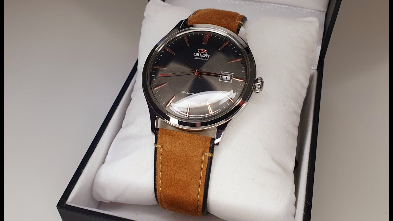 Orient Bambino Automatik Uhr mit Lederarmband FAC08003A0 beautiful Automatic Classic Watch
