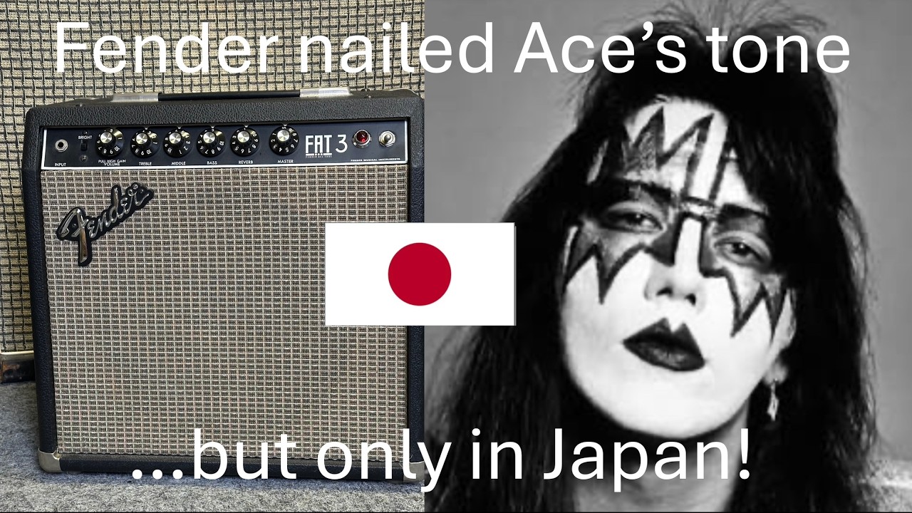 Fender nailed Ace Frehley's tone - but only in Japan!?!!