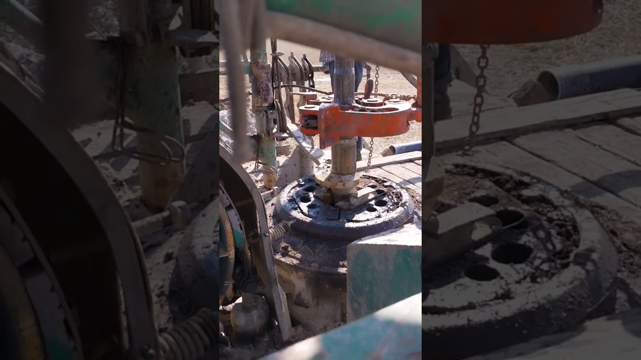 Работа ключом КМТ на буровой УРБ 3А3 01