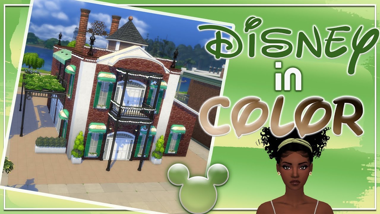 Disney in Color 🌈 Tiana's Home and Restaurant Build