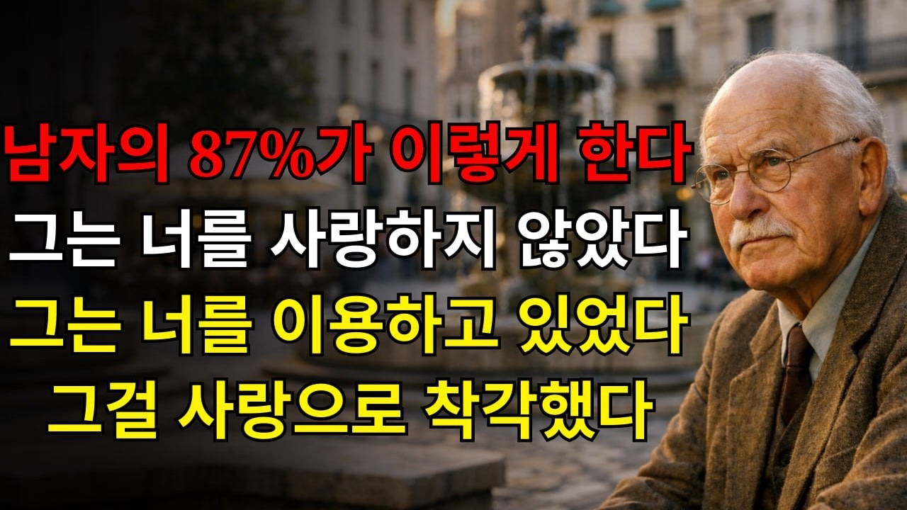 그는 너를 사랑한 게 아니었다 — 그는 너를 이용하고 있었고 너는 그것을 사랑이라고 착각했다 — 모든 여성이 반드시 알아야 할 진실 | 카를 융
