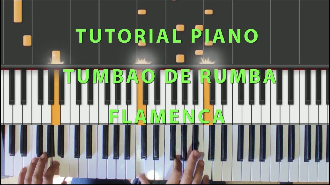piano tutorial de tumbao de rumba flamenca
