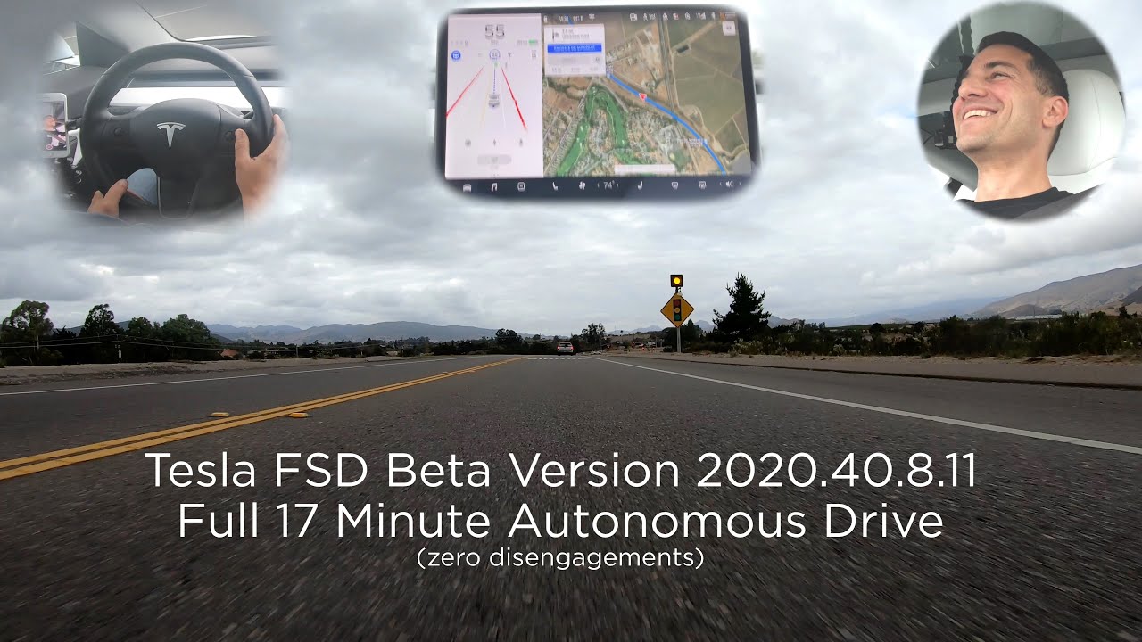 Tesla FSD Beta - 17 minute drive with ZERO disengagements!
