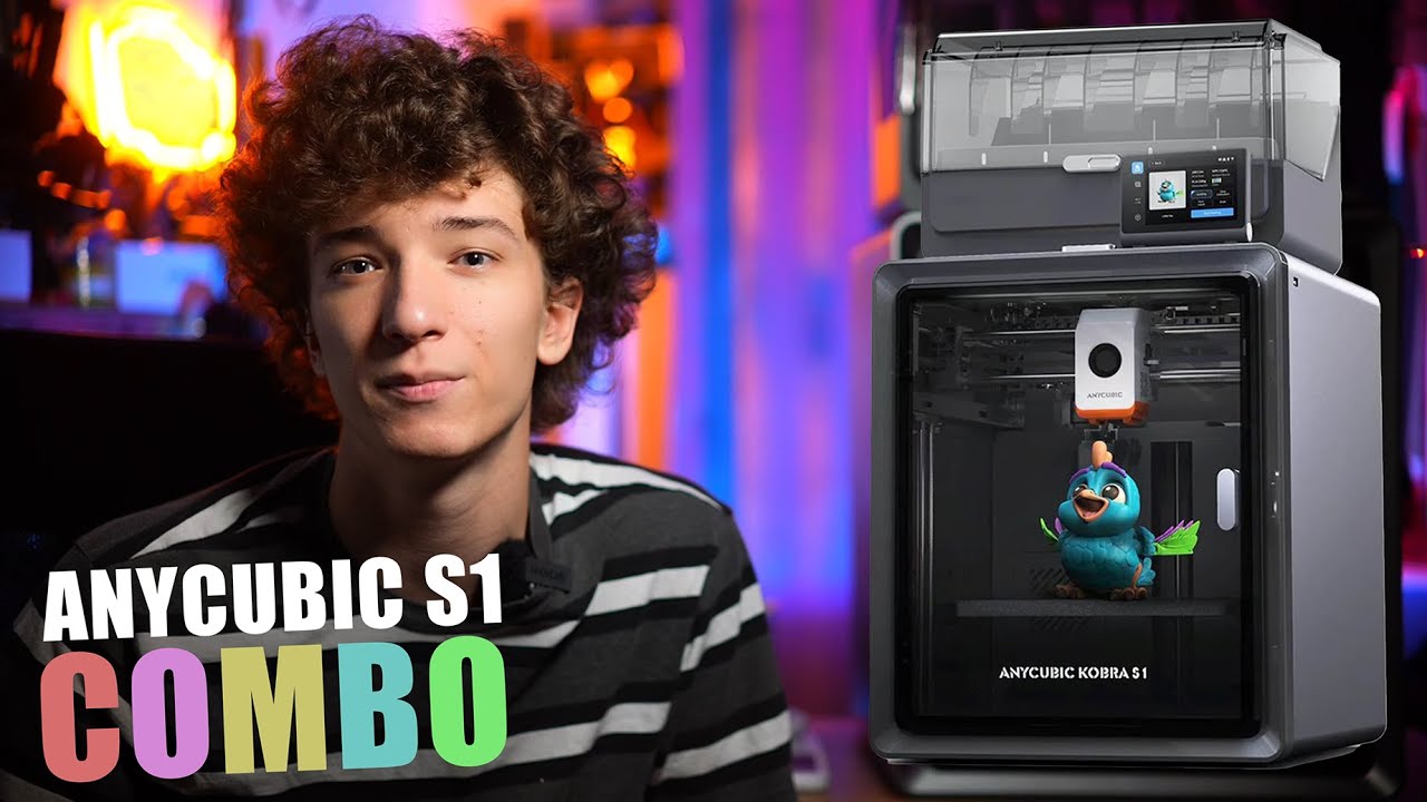Anycubic S1 COMBO - Czy kolorowy druk ma sens?