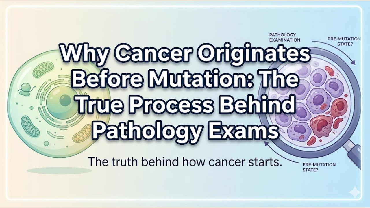 Why Cancer Originates Before Mutation The True Process Behind Pathology Exams #medicalexamguide