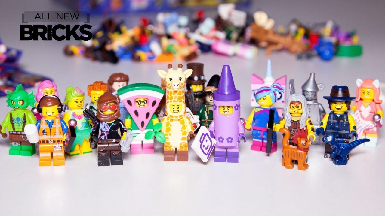 Lego Movie 2 71023 Minifigure Box Featuring All 20 Minifigures