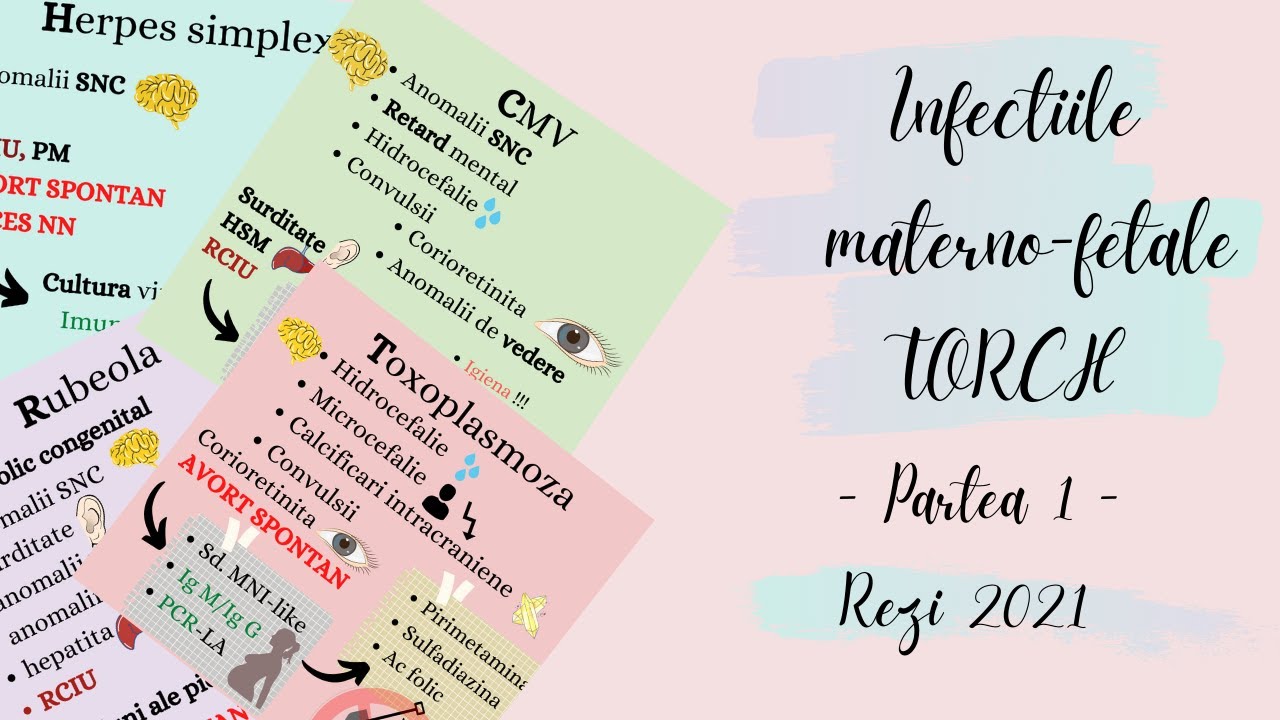 REZIDENTIAT 2021| Invata cu mine INFECTIILE MATERNO-FETALE | TORCH PARTEA 1 | OBSTETRICA
