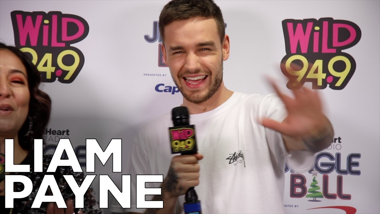 Liam Payne talks with Dreena Gonzalez backstage at The WiLD 94.9 Jingle Ball 2017