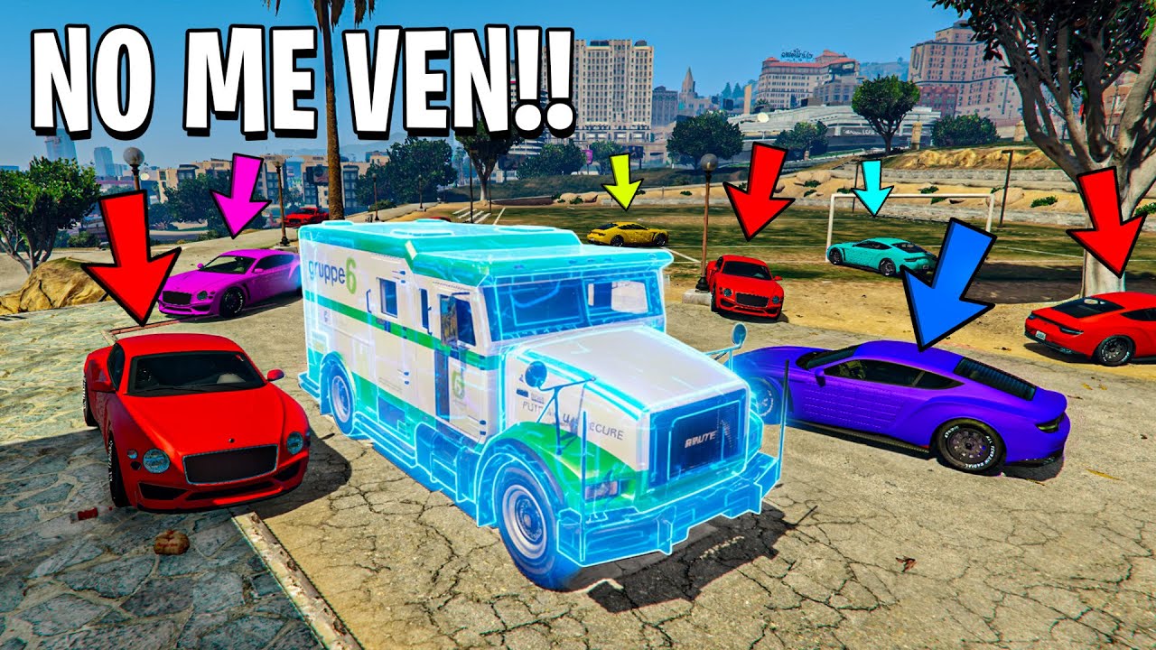 Tengo que COMPORTARME como un NPC para GANAR!! CONSIGO UN CAMIÓN BLINDADO!! - GTA 5 ONLINE
