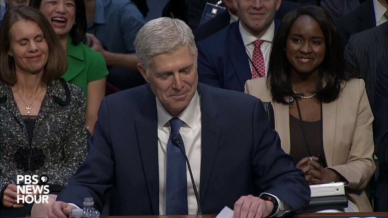 Watch Judge Neil Gorsuch's opening statement