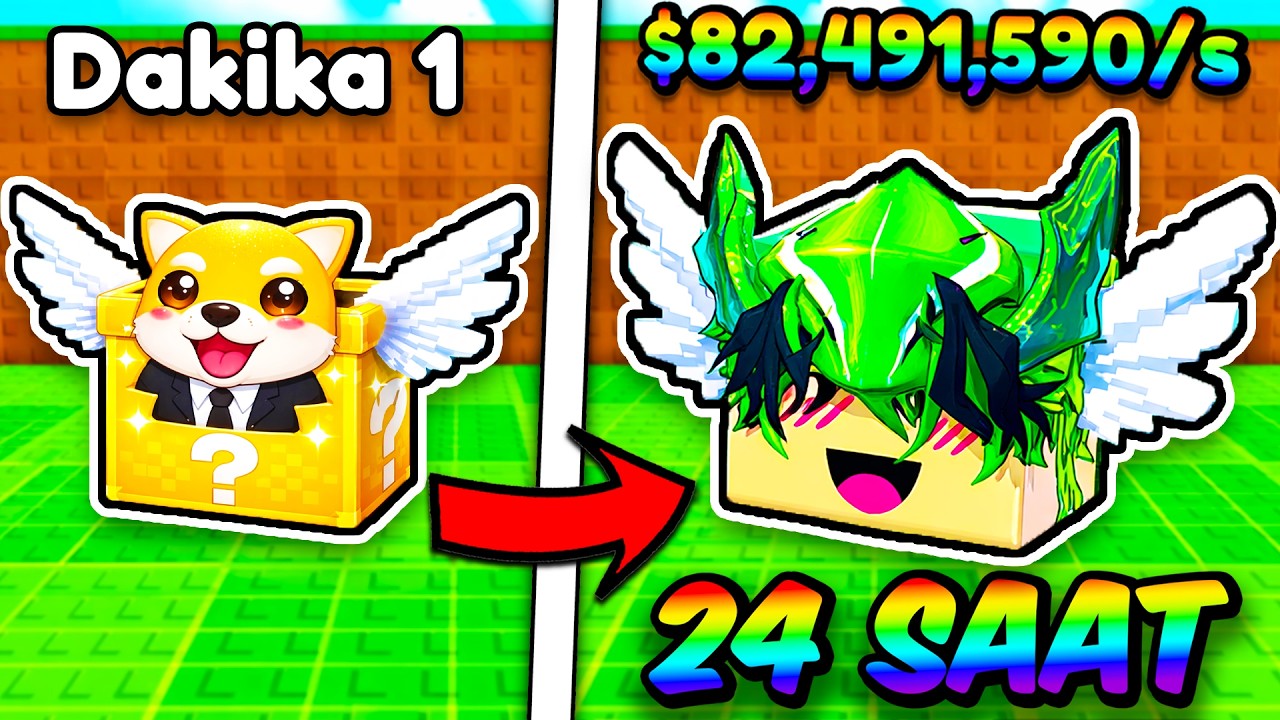 SIFIRDAN OP LUCKY BLOCK'LA OYUNA BAŞLADIM! - Roblox