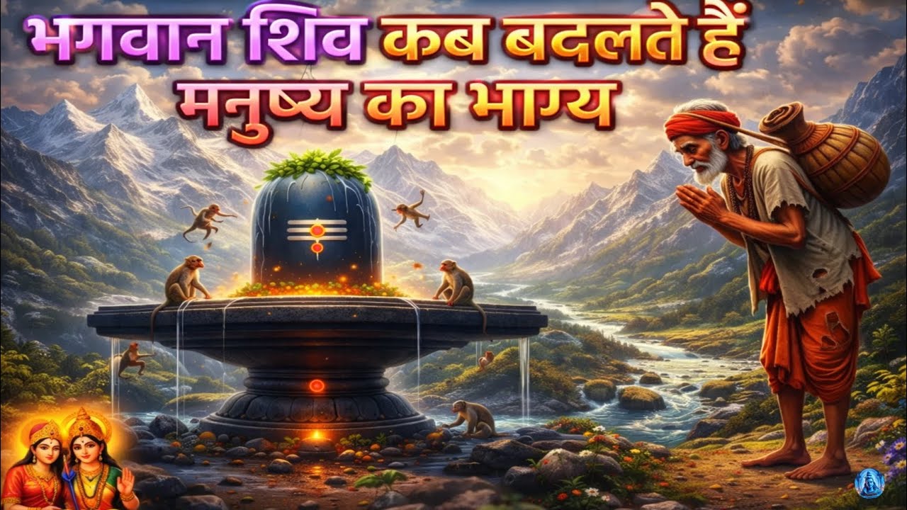 भगवान शिव कब बदलते हैं मनुष्य का भाग्य #mahadev #mahadev #mahadev 