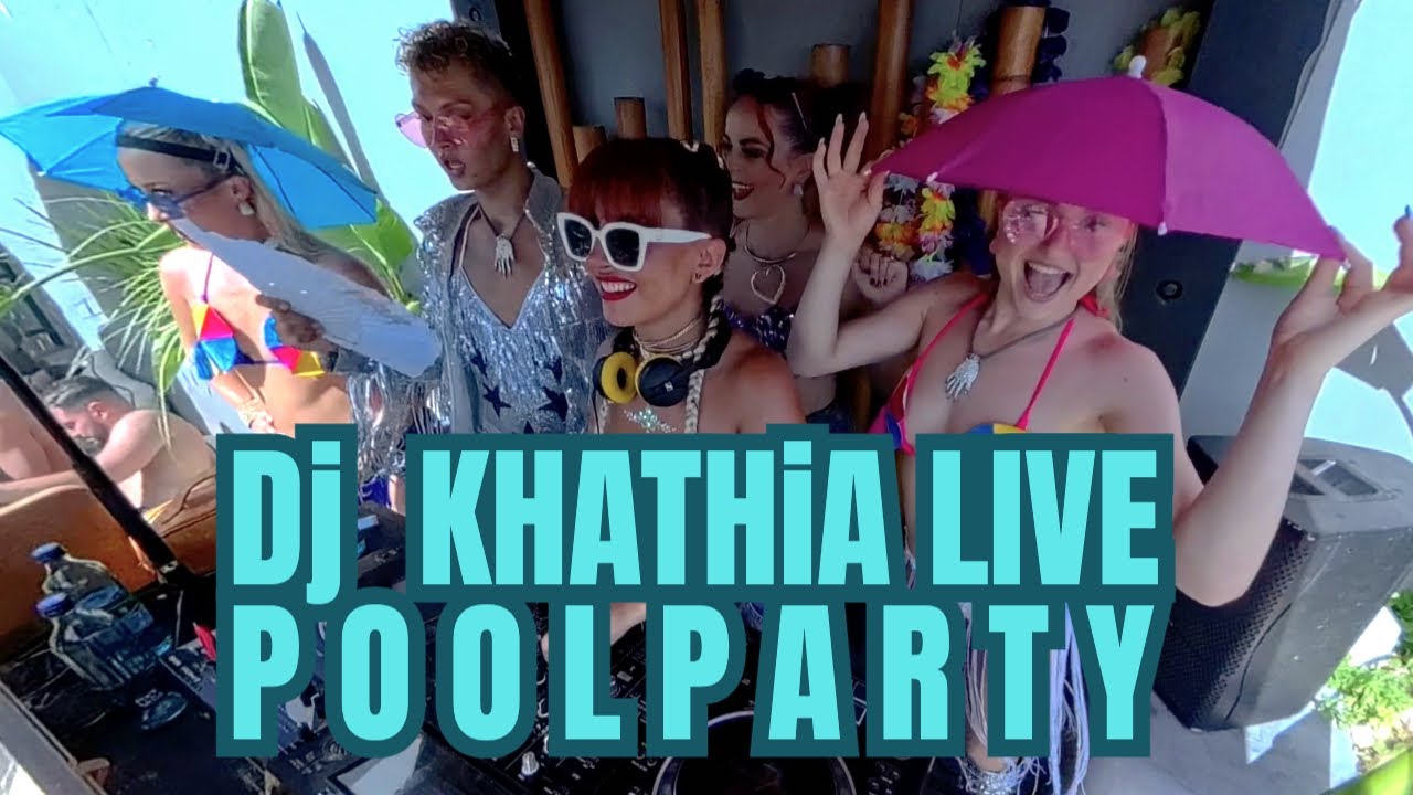 DJ KHATHIA Takes Over MAX BEACH MARBELLA with INSANE Pool Party | 4K #djmix.