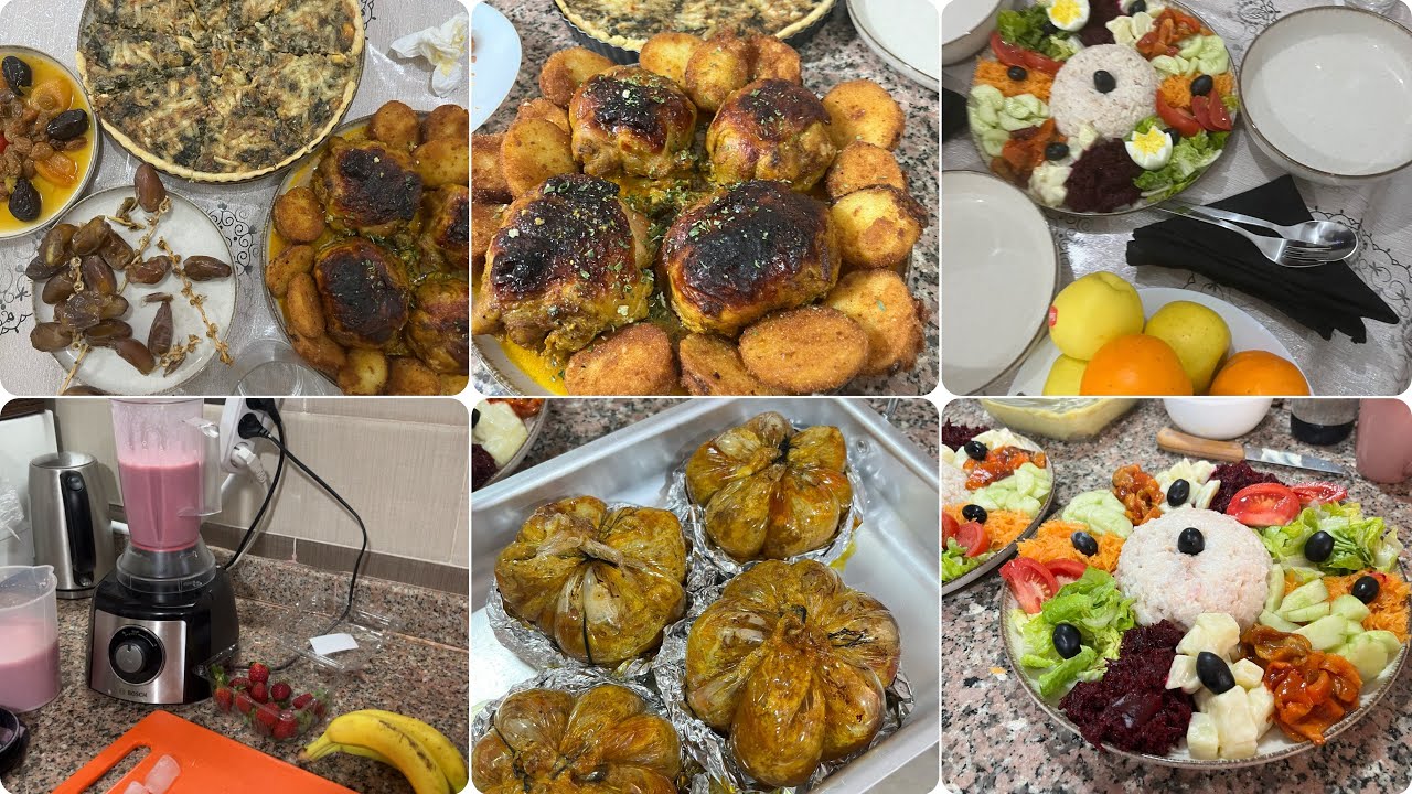 عرضة ف دار خويا شاركت خعاكم انجح وصفة كيش بالسلق و التونة-و احسن وصفة افخاض الدجاج المحشية في الفرن 
