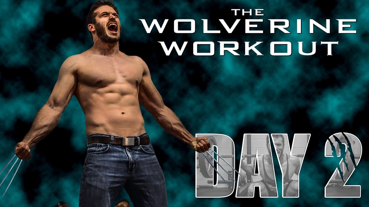 The Wolverine Hugh Jackman Full Workout- Day 2, Legs and Abs