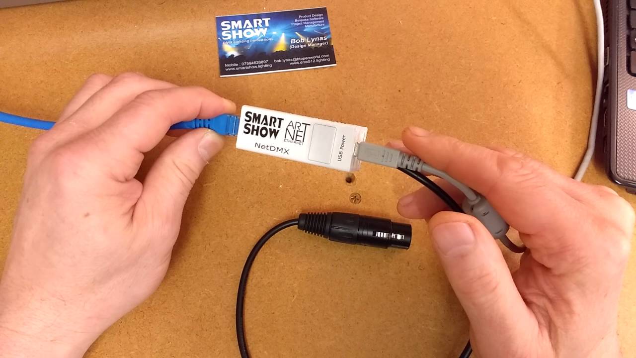 SmartShow NetDMX ArtNet to DMX interface (Part 1)