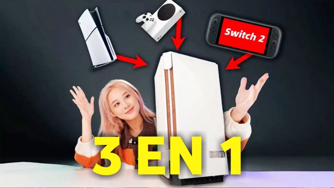 ESTA CHINA CREÓ UNA CONSOLA PARA JUGAR PS5 XBOX SERIES X Y NINTENDO SWITCH 2 EN UNA SOLA MÁQUINA 😲🔥