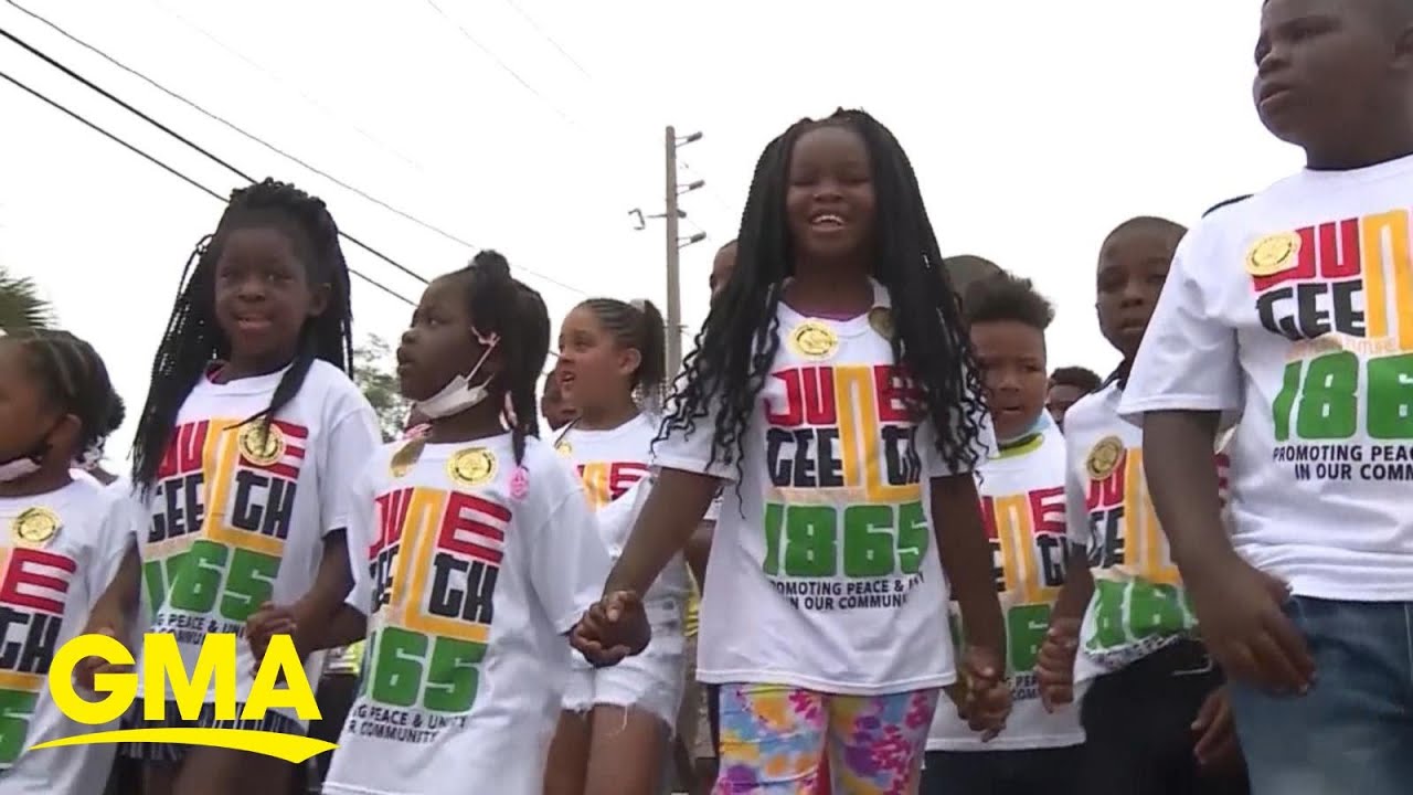 The celebration of the first federally observed Juneteenth | GMA