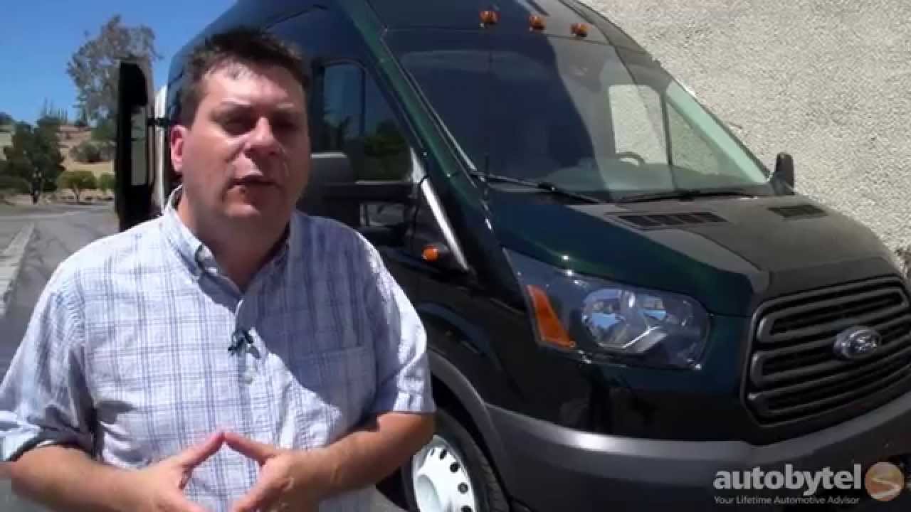 2015 Ford Transit-350 HD High Roof Diesel Test Drive Video Review