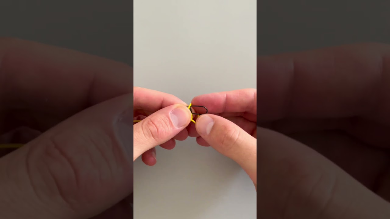 Attacher une agrafe pour tes leurres 🔱 #tutorial #p&ecirc;che #fishing #knot #fishingvideo