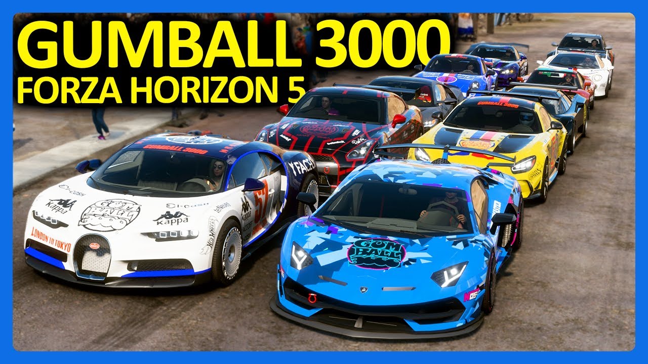 Forza Horizon 5: Испытание Gumball 3000 2023 года!!
