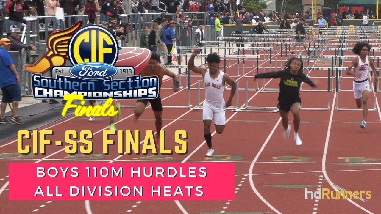 2025 TF - CIF-SS Ford Track & Field Finals - Boys 110M Hurdles all divisions