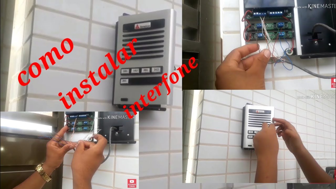 Como instalar Interfone amelco