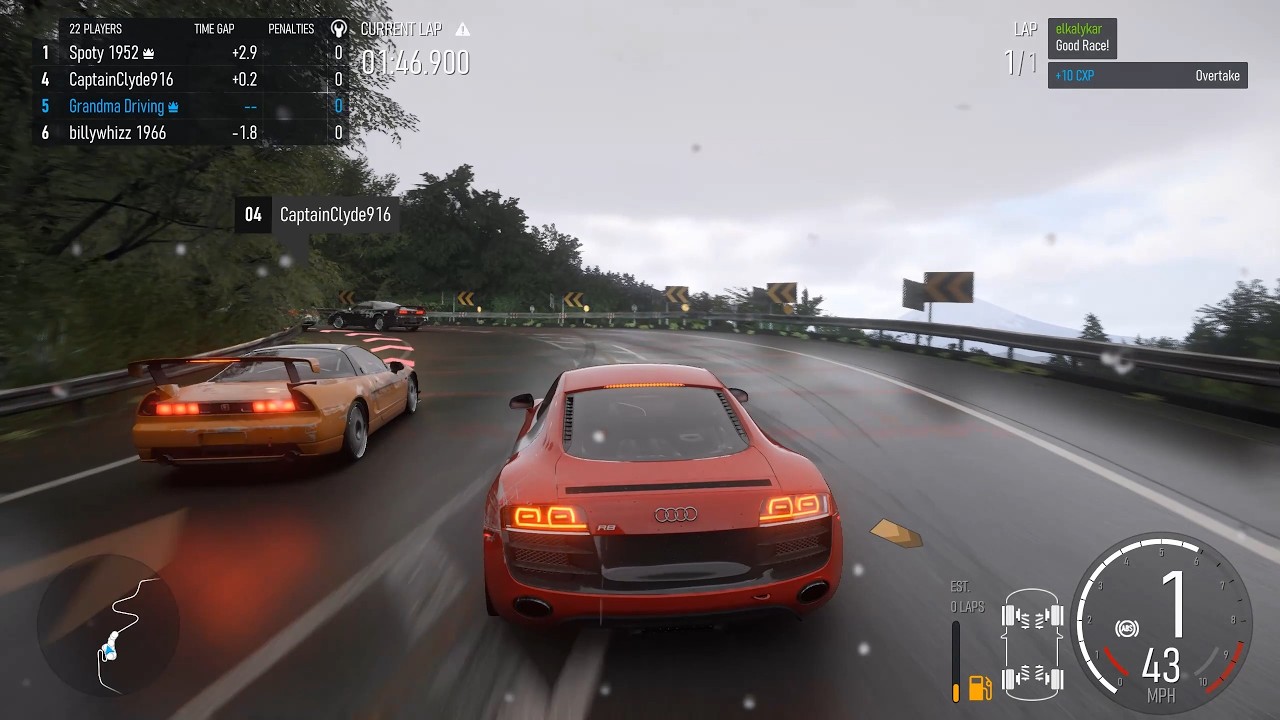Fujimi Kaido Online Races in the Rain! | NSX vs 350z vs R8 Featured Series (Forza Motorsport)