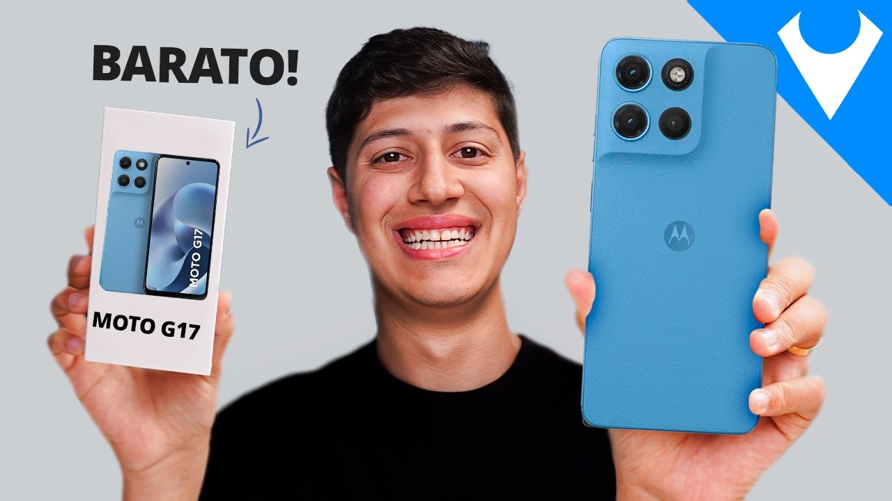 Chegou! novo MOTO G17 o BARATINHO da MOTOROLA! vale a pena? UNBOXING